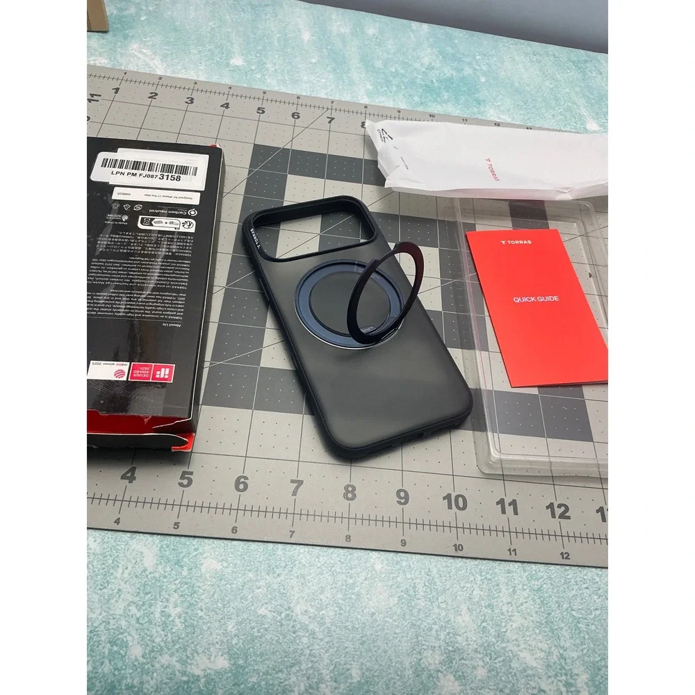 TORRAS Blue Magnetic Case iPhone 17 Pro‎ Max 360 Stand Military Grade Protection